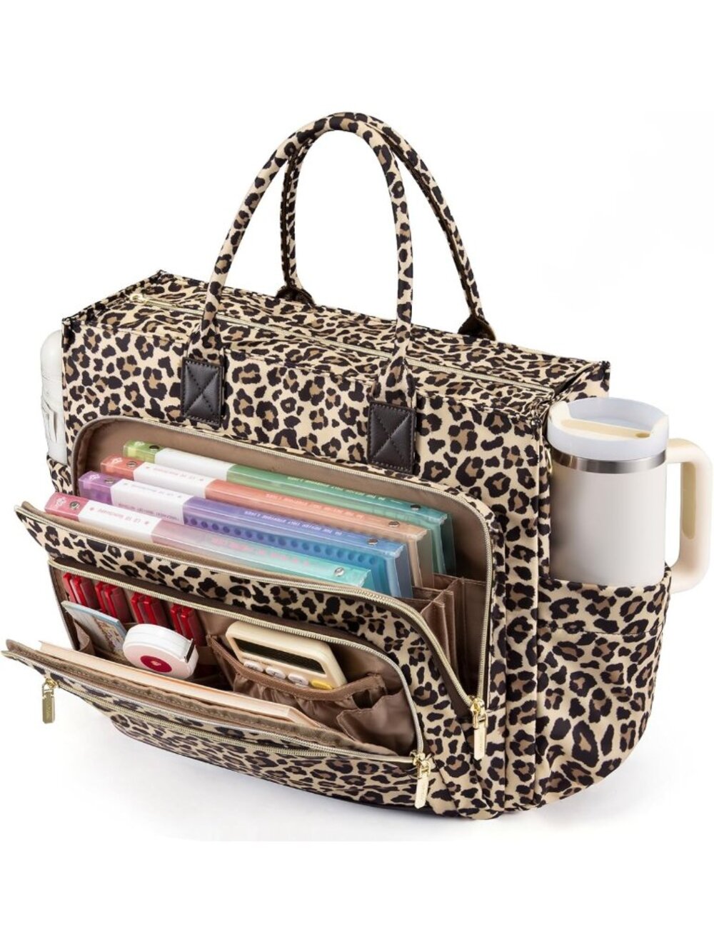 Stylish Work Tote Bag for Women | Laptop & File Organizer | Perfect Teacher Bag